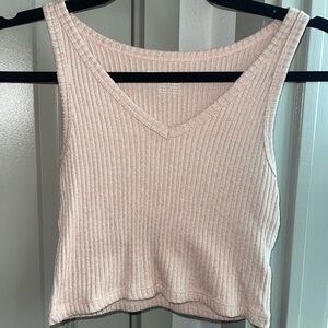 American Eagle - XS Light Pink Soft Crop Top